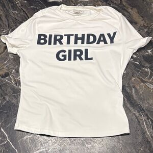 Kids 'Birthday Girl' White Tee